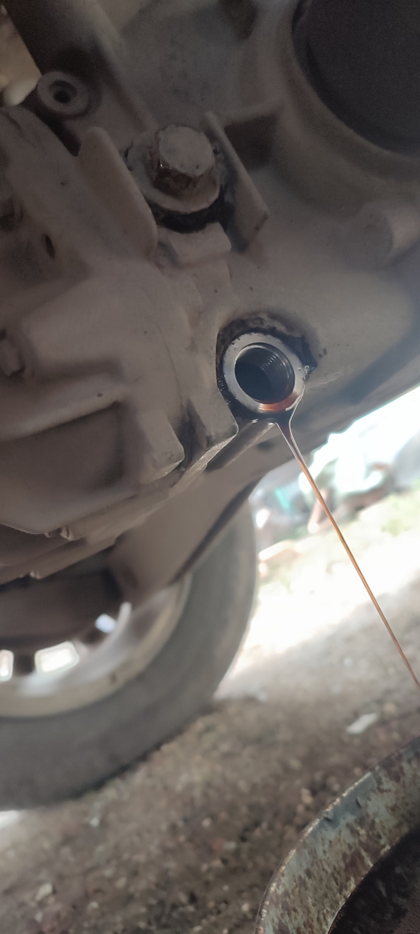 замена масла в заднем редукторе honda cr v 3