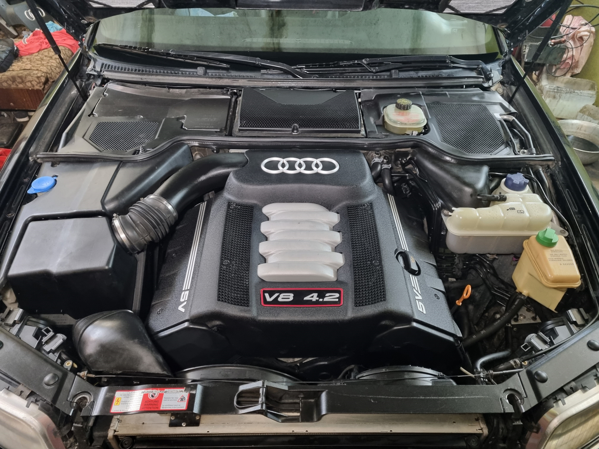 Дела подкапотные. Большое ТО. — Audi S8 (D2), 4,2 л, 2000 года | плановое  ТО | DRIVE2