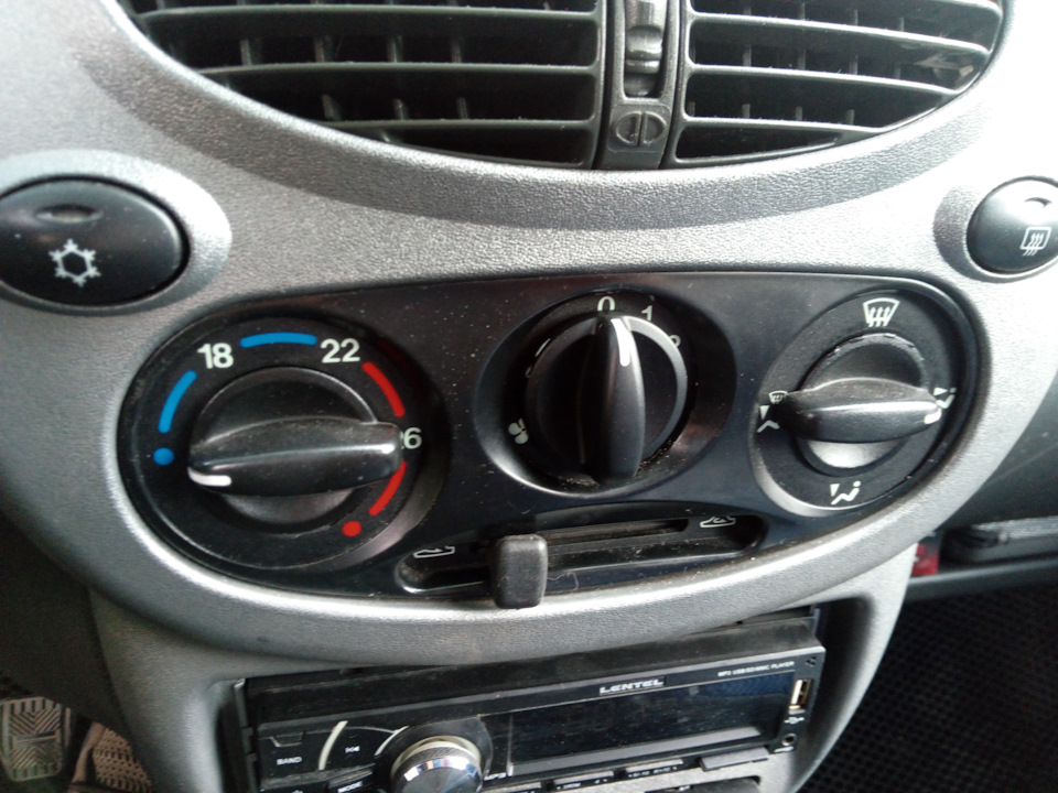 013. Переделка ручки вентилятора печки V2. — Lada Калина Спорт, 1,4 л ...