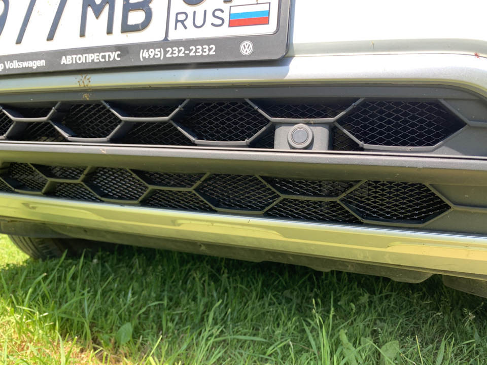 Сетка в бампер, брызговики перед-зад — Volkswagen Tiguan (2G), 1,4 л ...
