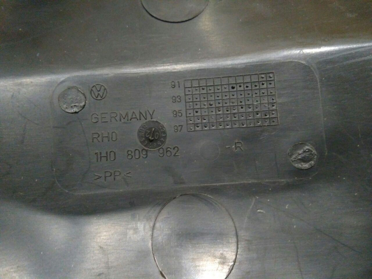 ОЕМ подкрылки — Volkswagen Golf Mk3, 2,8 л, 1992 года | запчасти | DRIVE2