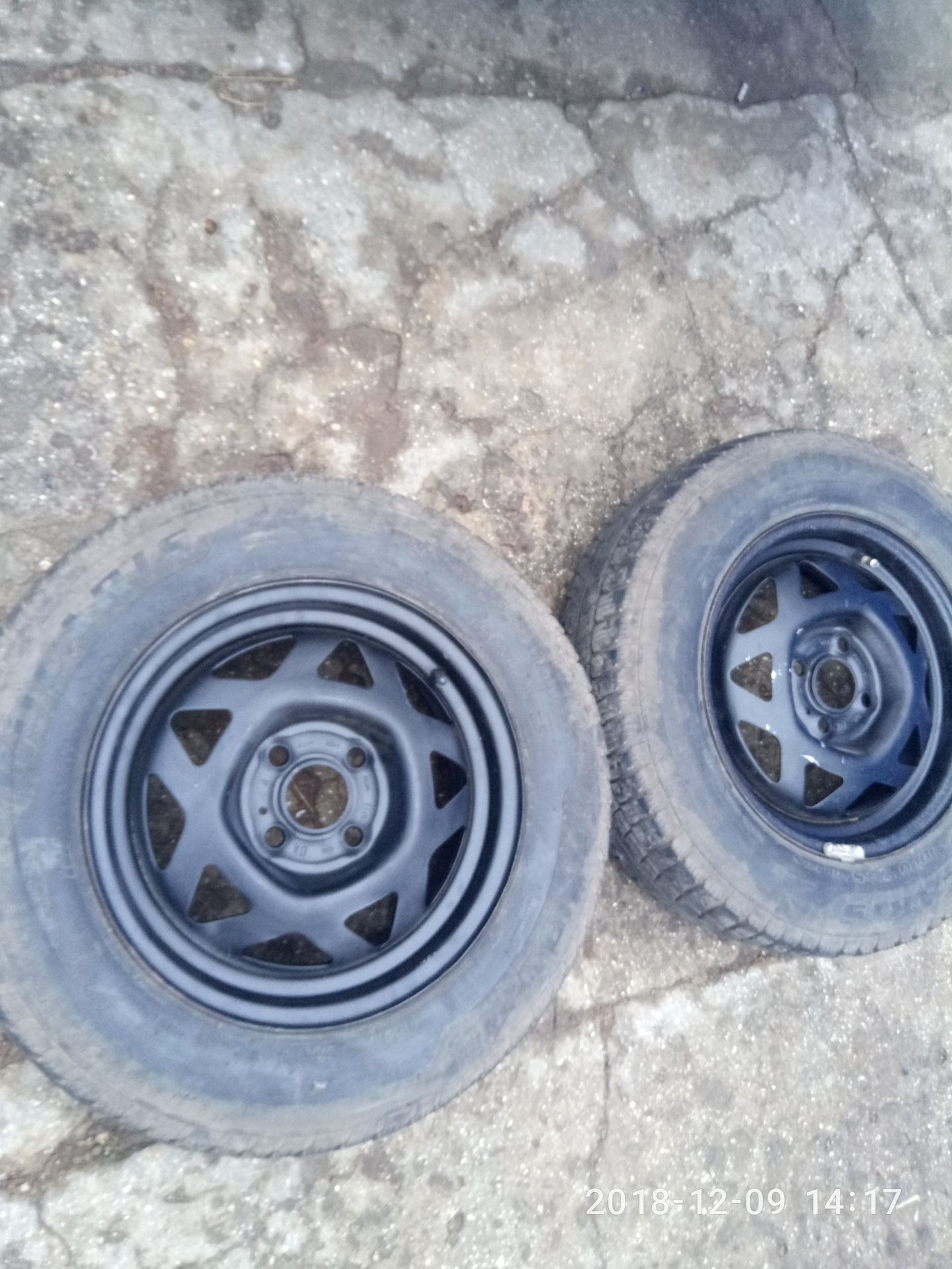 Колесные диски "звёзды" 14" GM оригинальные кадетовские — Lada 21063, 1 ...