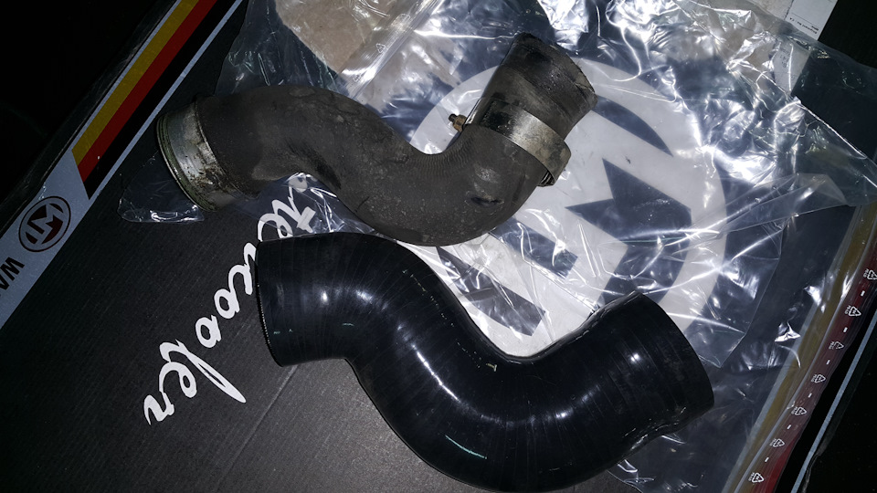 Сравнение старого и нового пайпов — Skoda Yeti