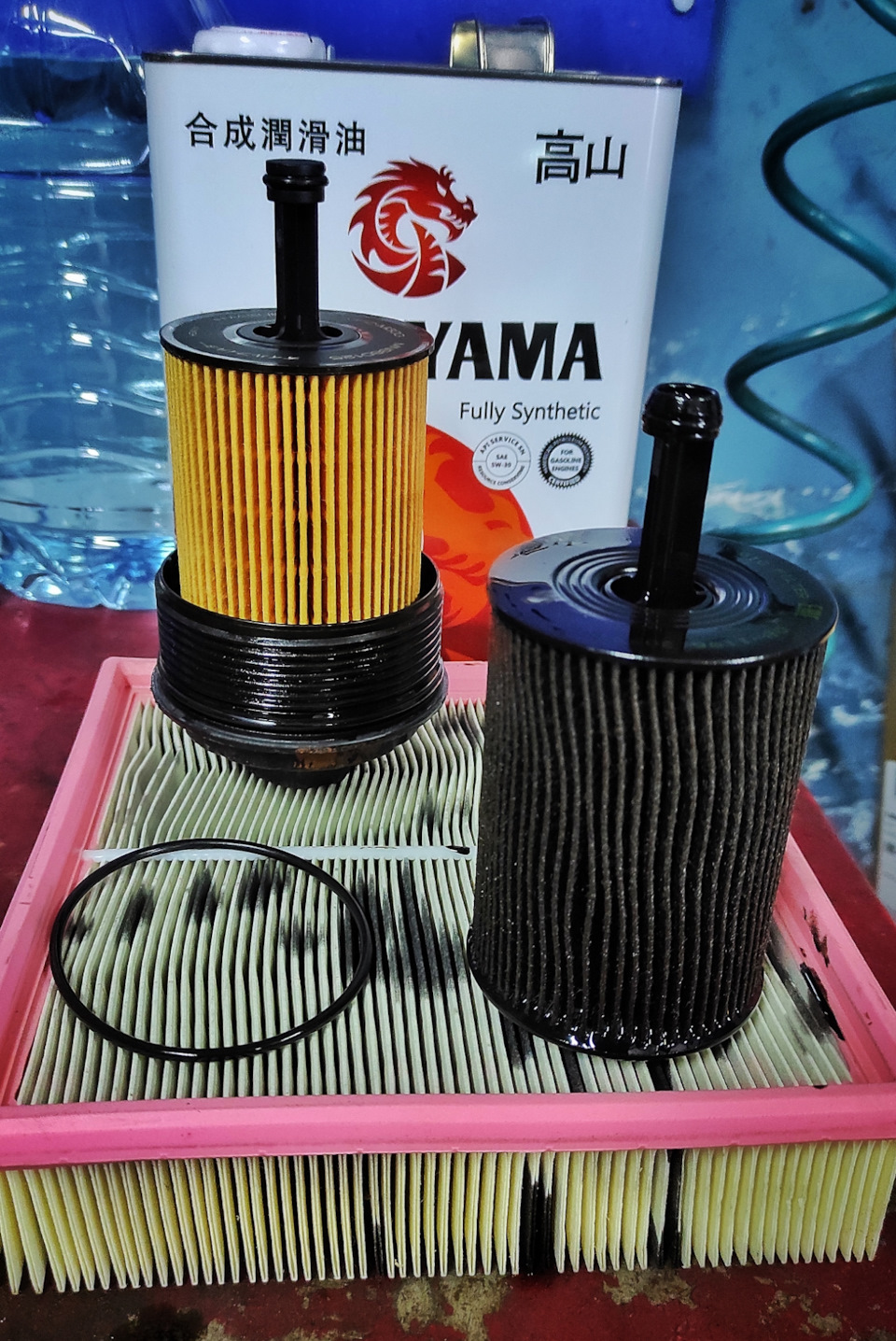 Новый VS старый фильтра — Mitsubishi Grandis