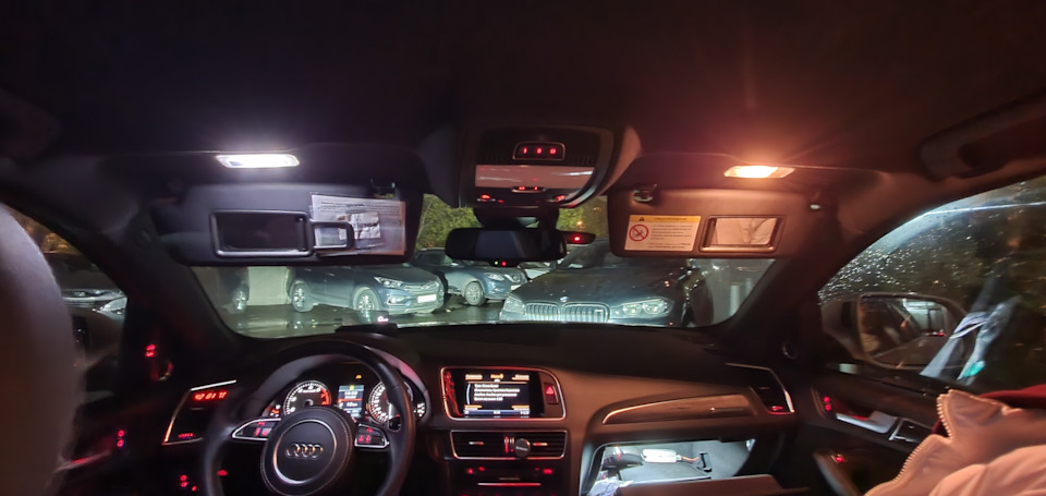 ламповый vs светодиодный — Audi Q5 (1G)