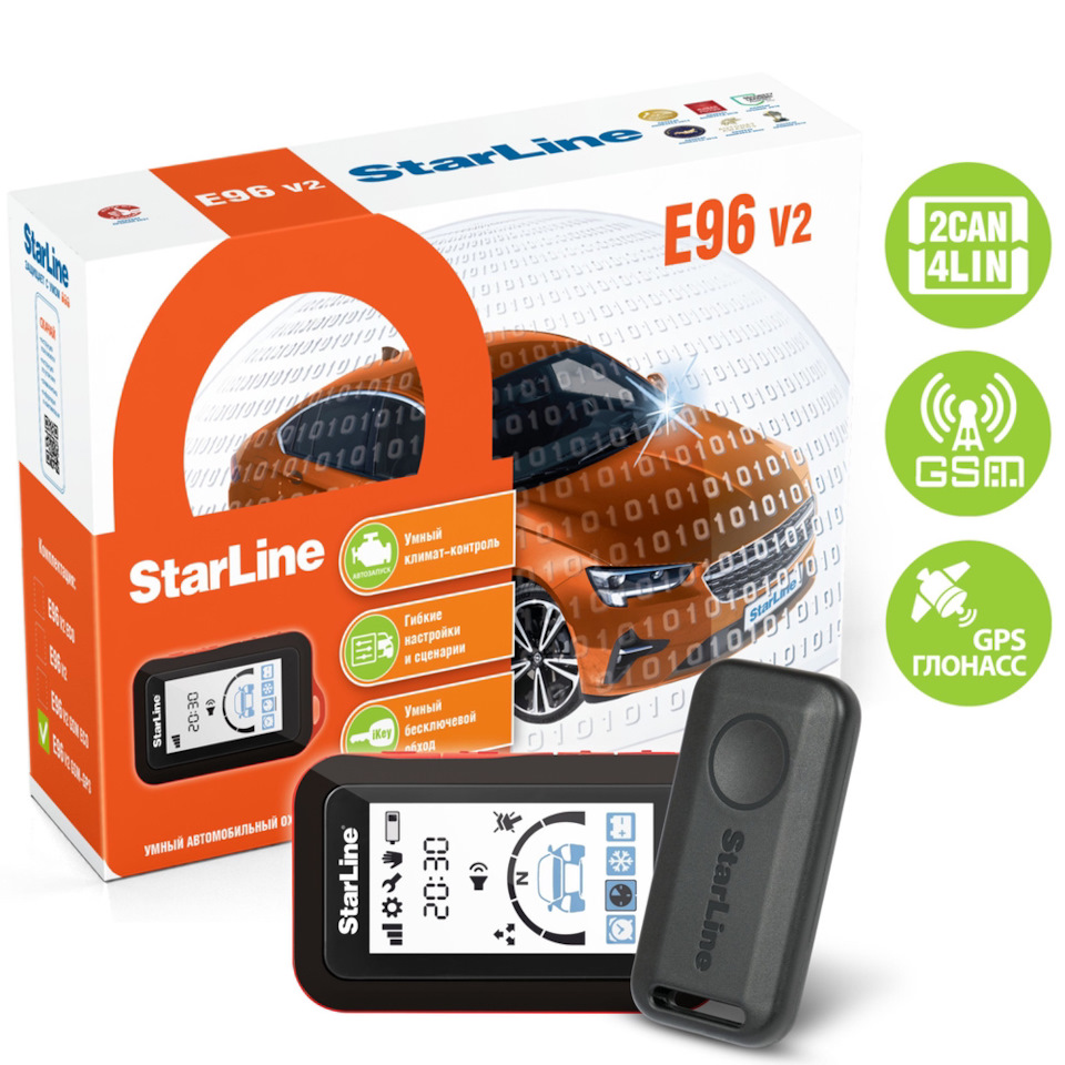 Сигнализация starline E96 eco — Toyota Corolla Fielder (E140), 1,5 л ...