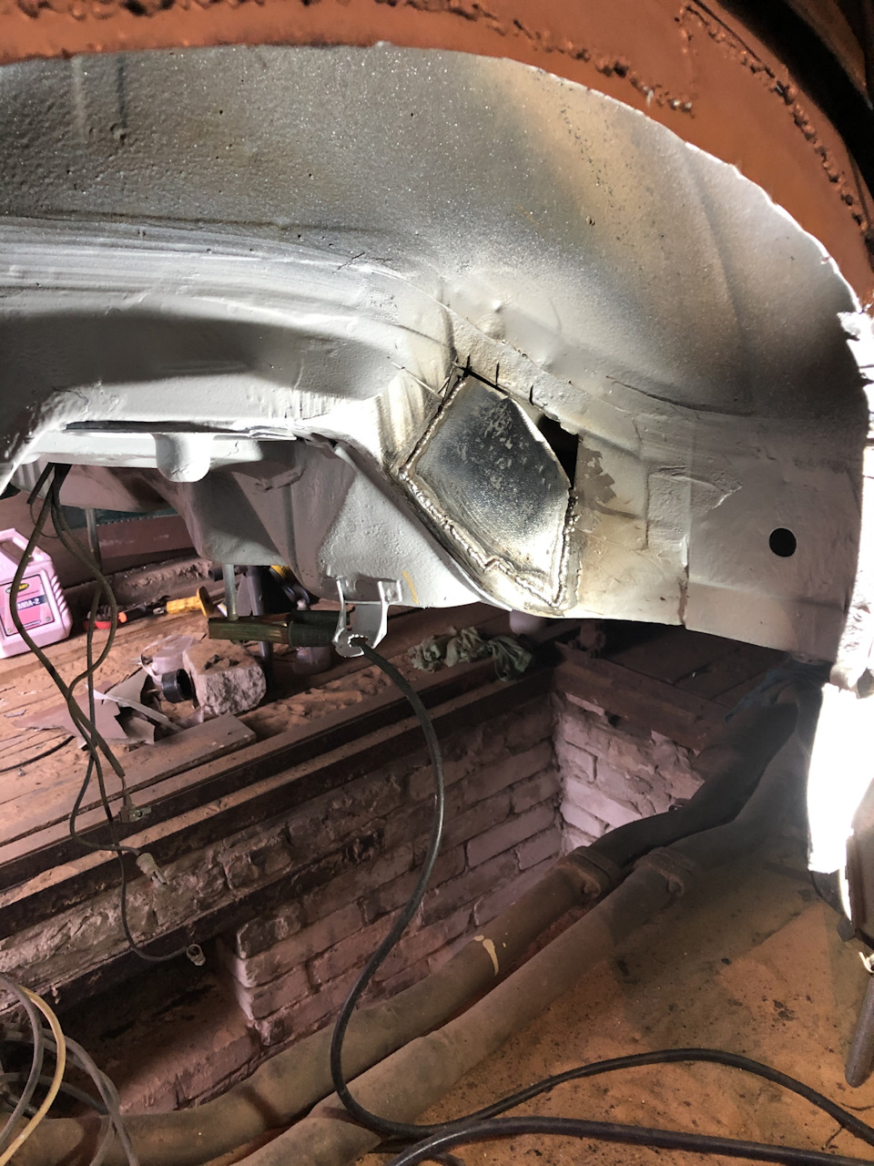 Ремонт заднего лонжерона, правого. — BMW 3 series Touring (E36), 2,8 л ...