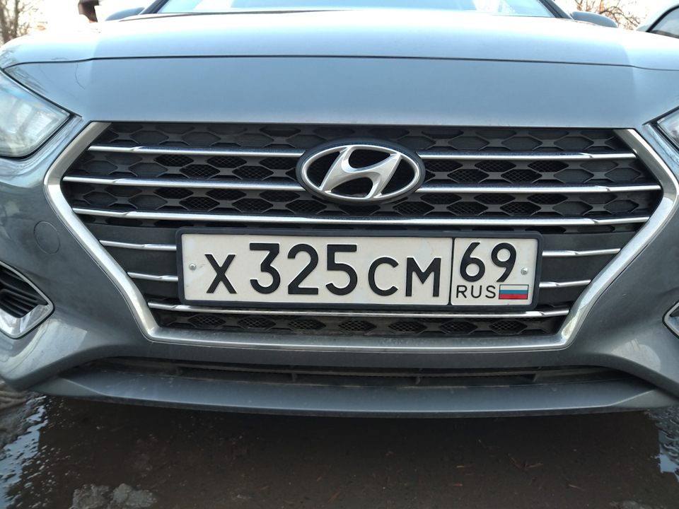 Силиконовые рамки ПТП64 — Hyundai Solaris (2G), 1,6 л, 2018 года ...