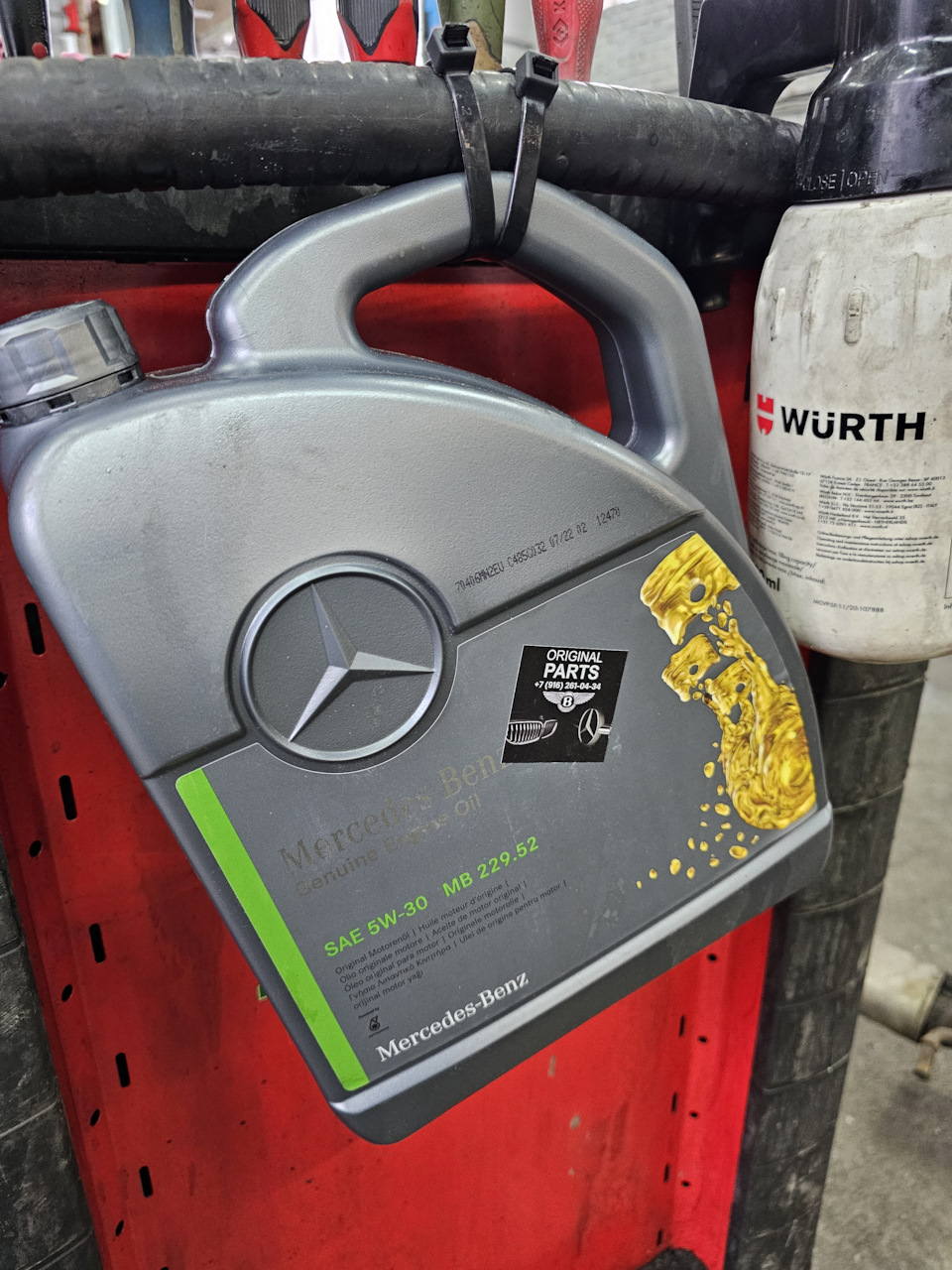 ТО (техническое обслуживание) Мерседес с применением оригинального ...