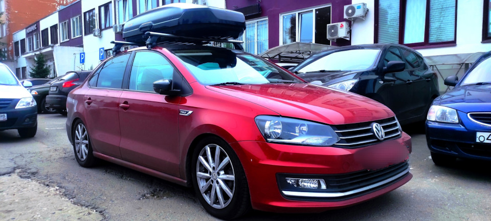 Глава 16. Аэробокс на крышу. — Volkswagen Polo Sedan, 1,4 л, 2017 года ...