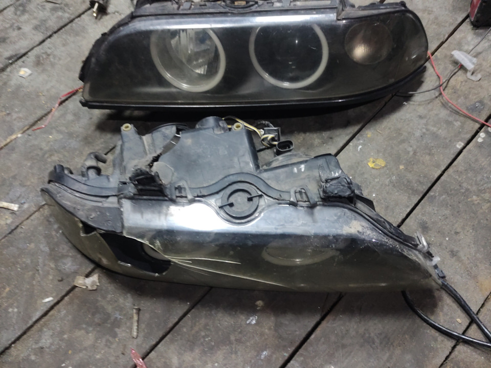 рест фары с bi-led модулями — BMW 5 series (E39), 2,5 л, 1997 года ...