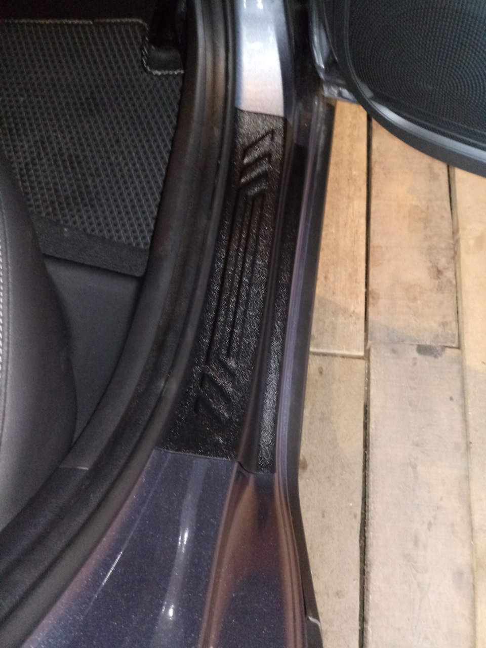 Накладки на педали и защита порогов — KIA Rio X-Line, 1,6 л, 2020 года ...