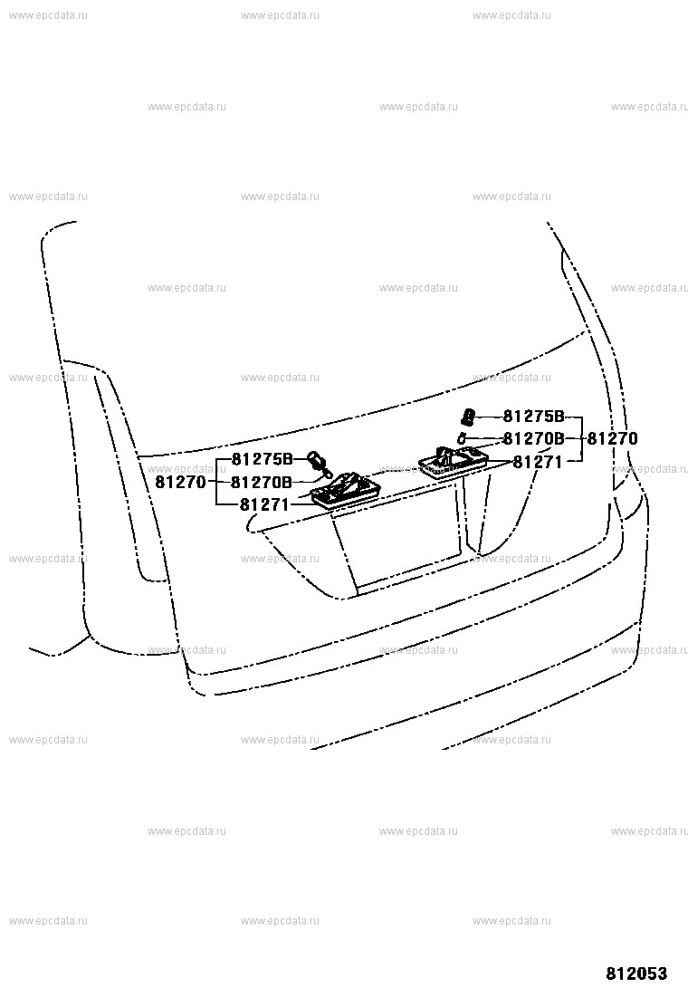 2129. — 81-13 — Rear license plate lamp — Подсветка номера. — DRIVE2