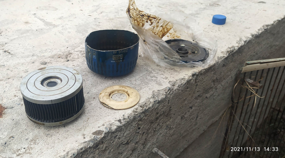 фильтр распилил — Lada Granta. Запчасти на фото: 111314