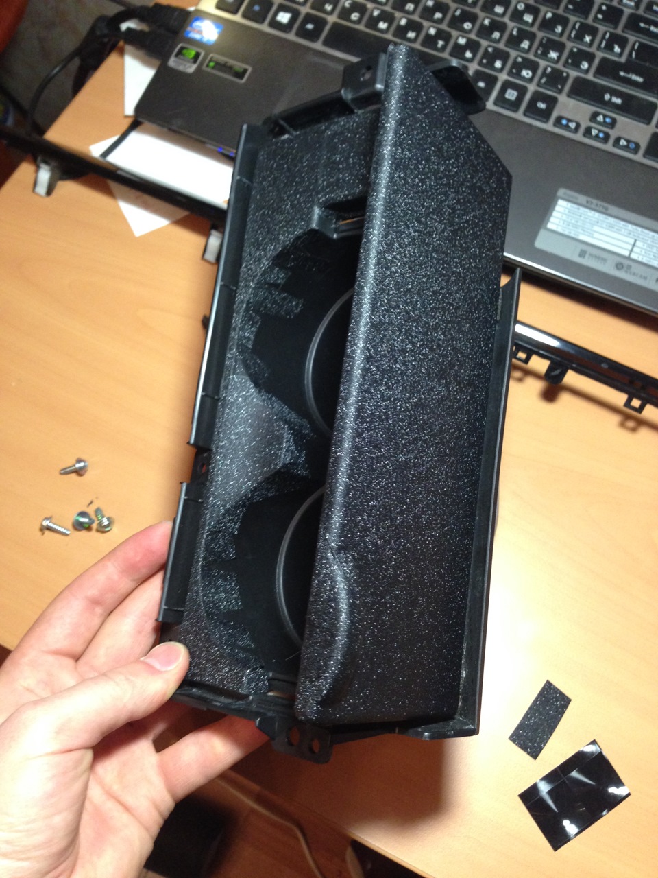 украшение салона виниловой пленкой — Mazda 3 (1G) BK, 1,6 л, 2007 года ...