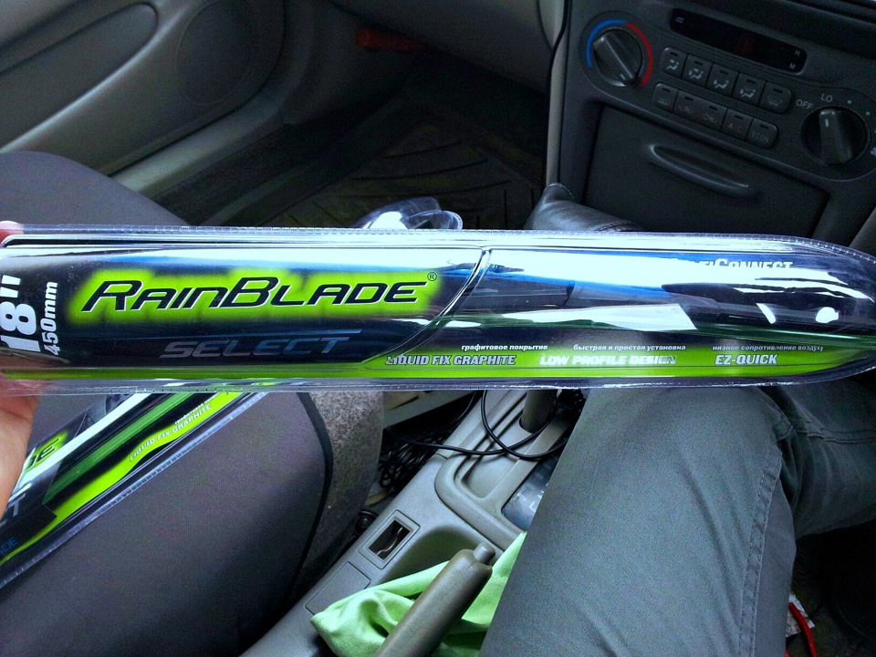 RainBlade всесезонные дворники — Toyota Corolla (110), 1,5 л., 2000 ...