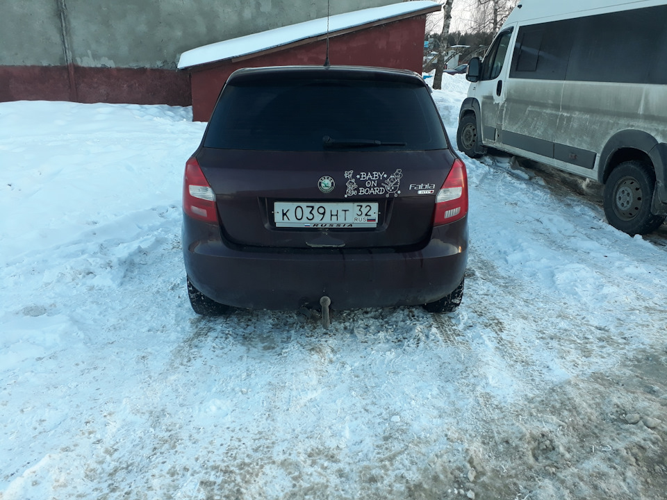 Дополнительный свет заднего хода — Skoda Fabia Mk2, 1,2 л, 2009 года ...