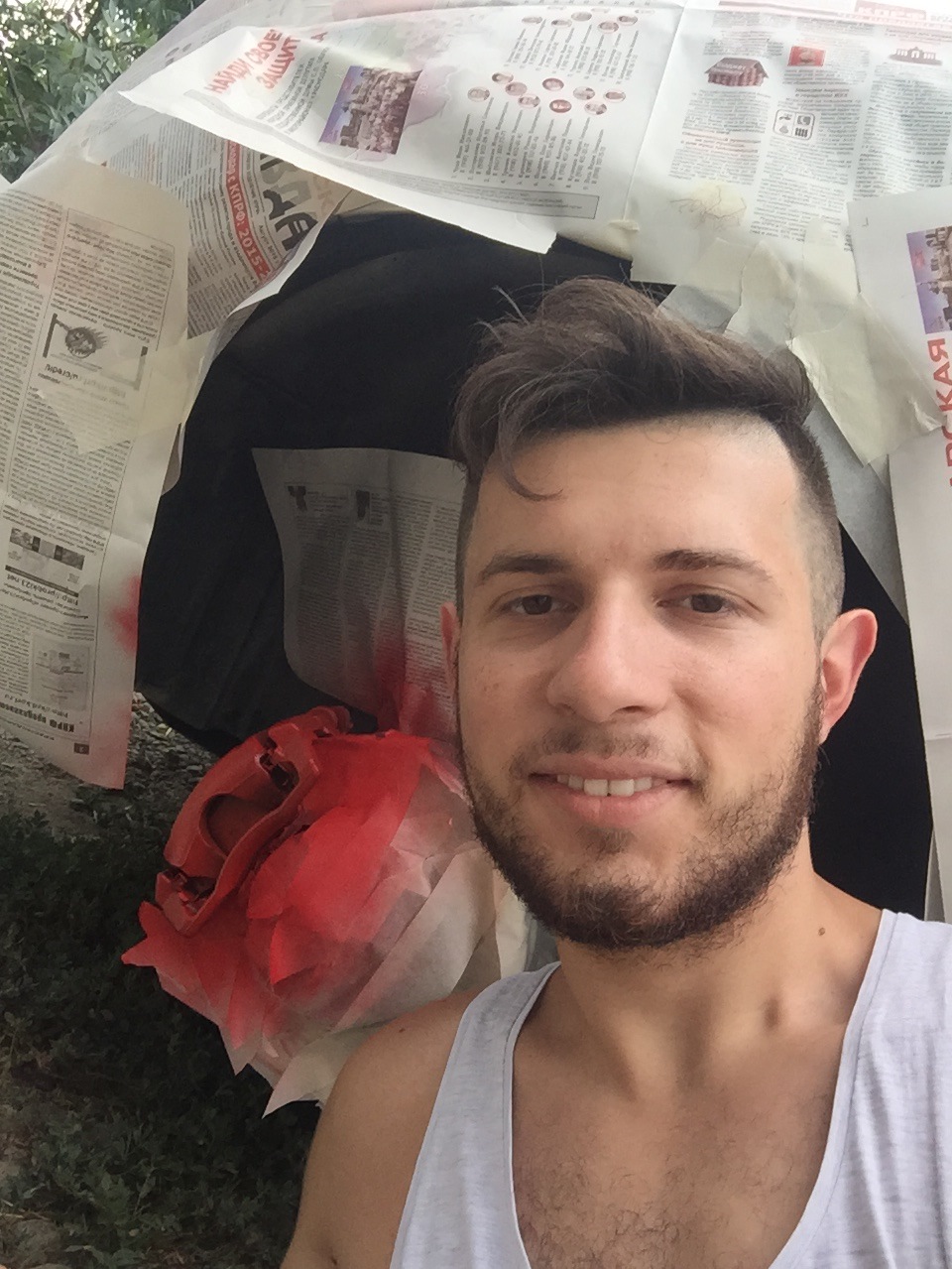 Покраска суппортов — Suzuki Swift (2G), 1,3 л, 2006 года | тюнинг | DRIVE2