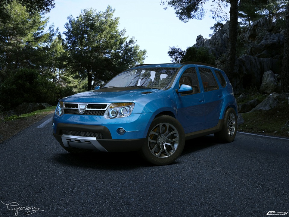 Рено дастер синий фото Дастеры на рабочие столы! - Renault Duster (1G), 1,6 л, 2012 года фотография DRI