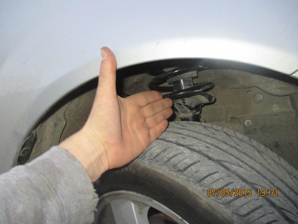 а вот и клиренс 2 — Chevrolet Aveo 5-door (1G), 1,4 л, 2006 года ...