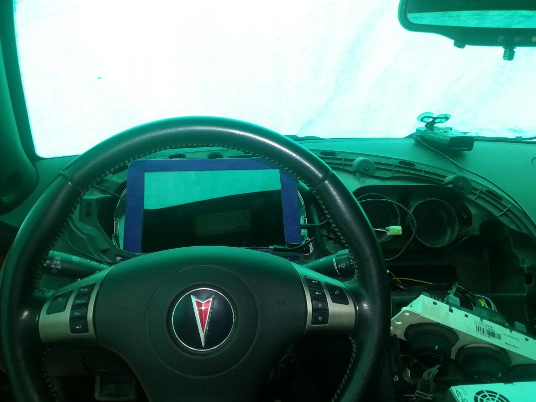 Планшет вместо панели приборов! — Pontiac Soltice, 2,4 л, 2007 года ...