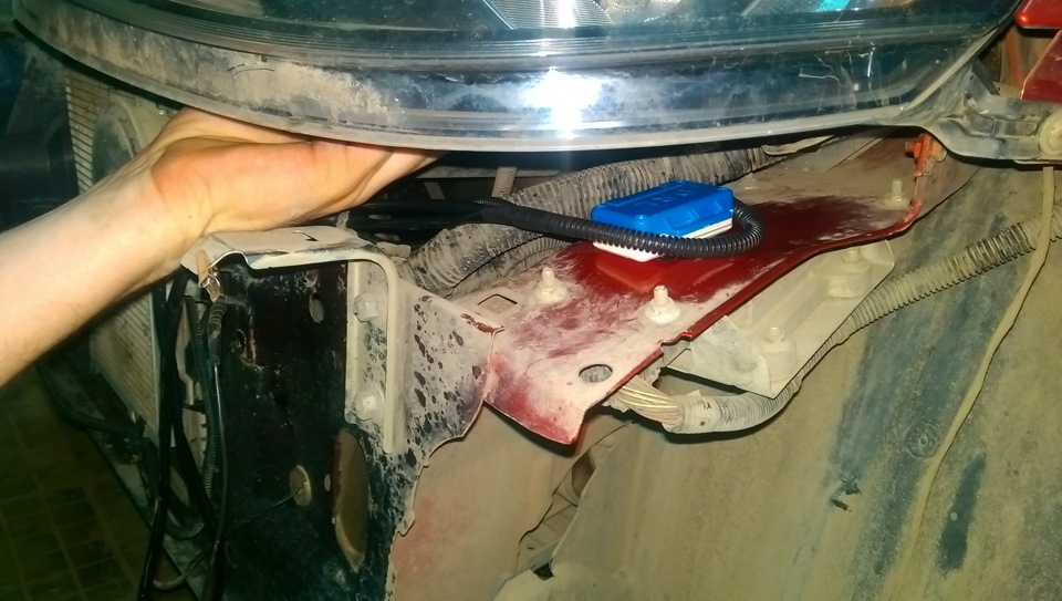 Крепим блок куда-нибудь) — Lada Калина Хэтчбек (2G)