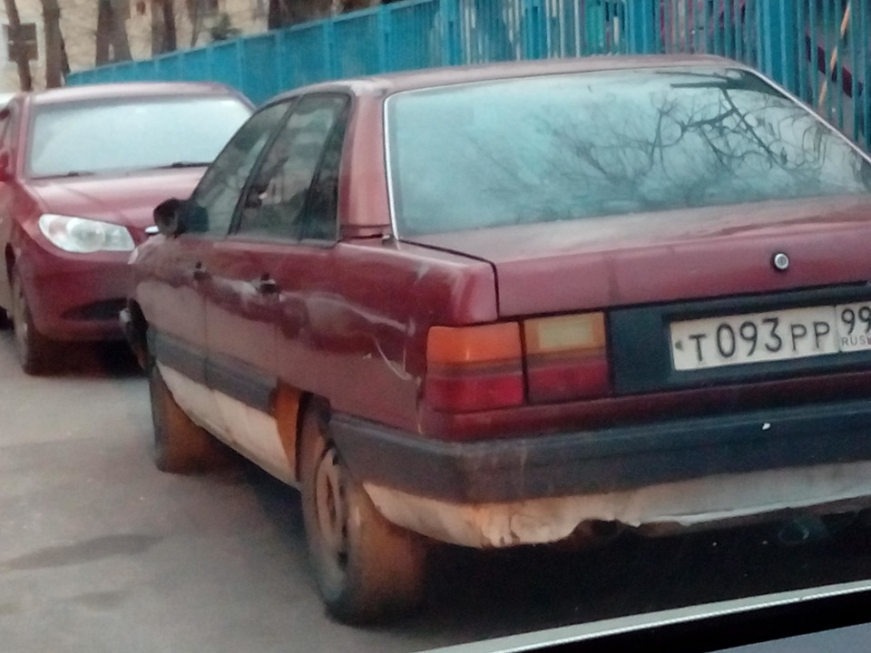 заброшен ауди- сигара на преображенке — Сообщество «Брошенные Машины ...