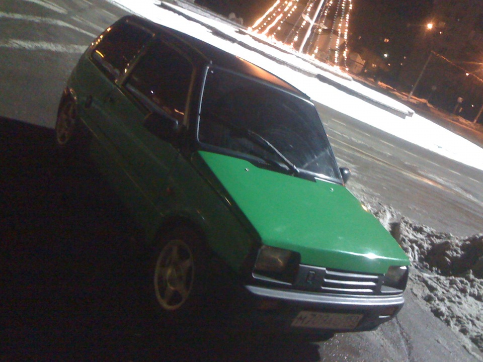 Закончена обтяжка машины, плёнкой! — Lada 11113 Ока, 0,7 л, 2002 года ...