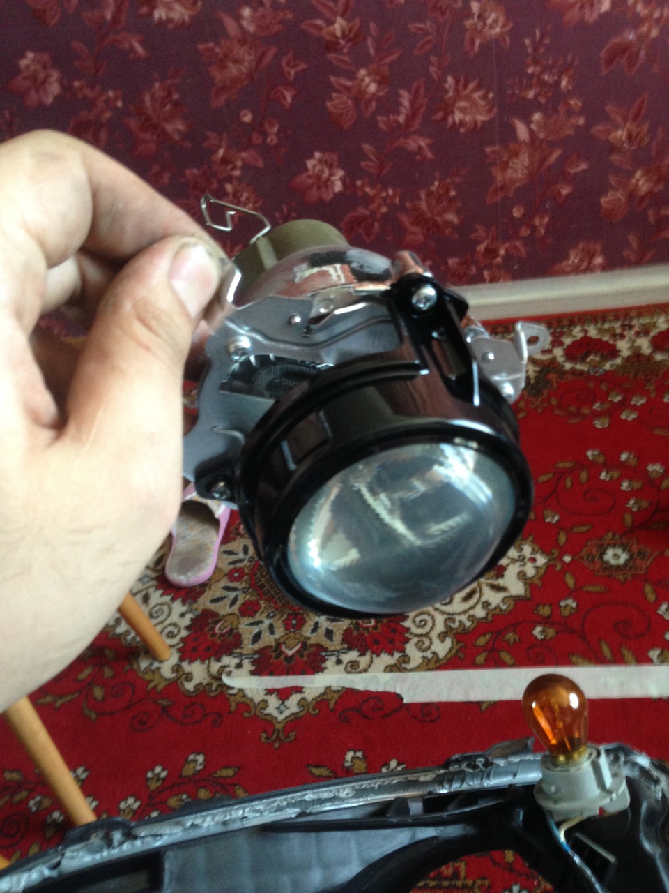 новые линзы hella R + туманки часть 2 — Toyota Avensis II, 1,8 л, 2006 ...