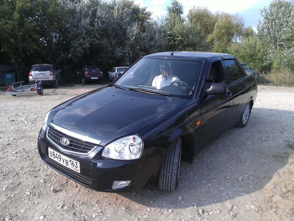 Restyle бампер на Приору — Lada Приора седан, 1,6 л, 2007 года ...