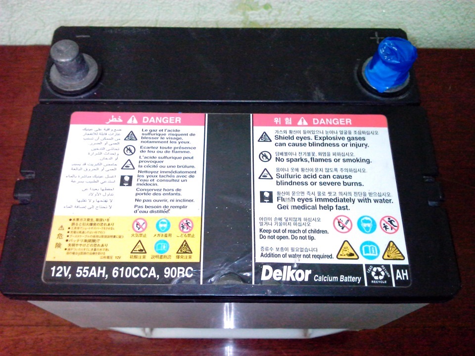 АКБ Делкор- вторая жизнь — Chevrolet Lacetti Sedan, 1,6 л., 2008 года ...