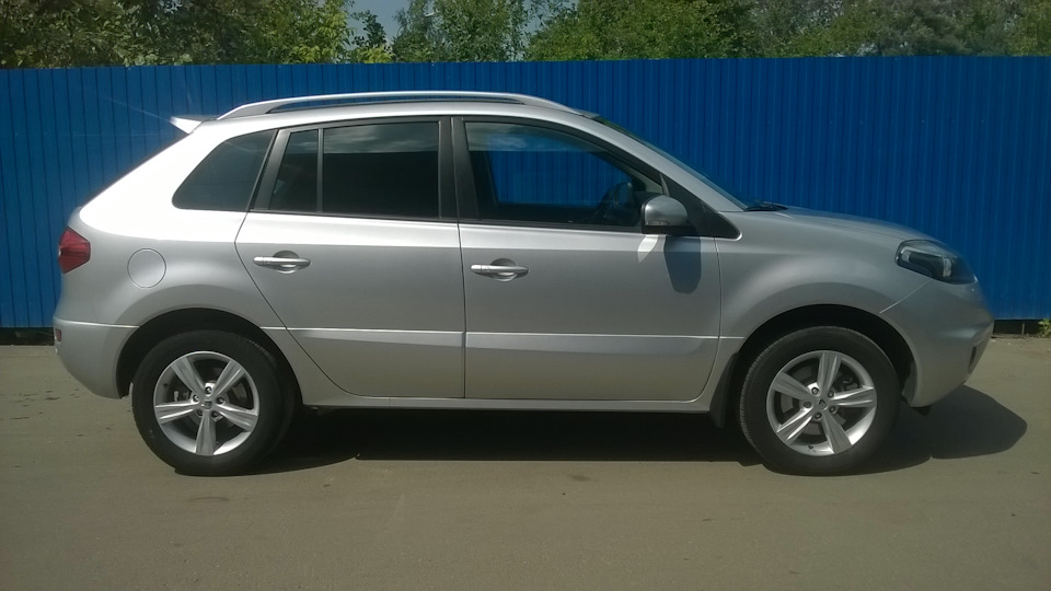 Биение переднего тормозного диска — Renault Koleos (1G), 2,5 л, 2012 ...