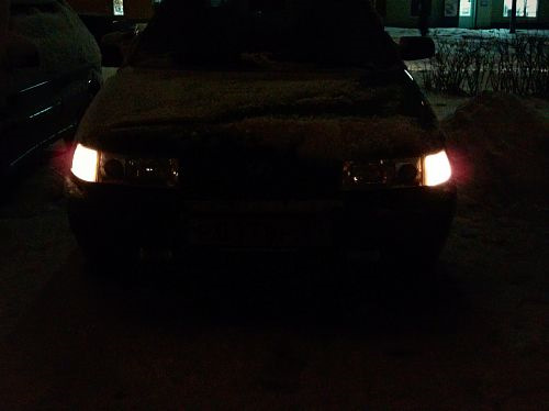 Габариты в поворотники ваз 2110 без врезки дополнительного патрона ...