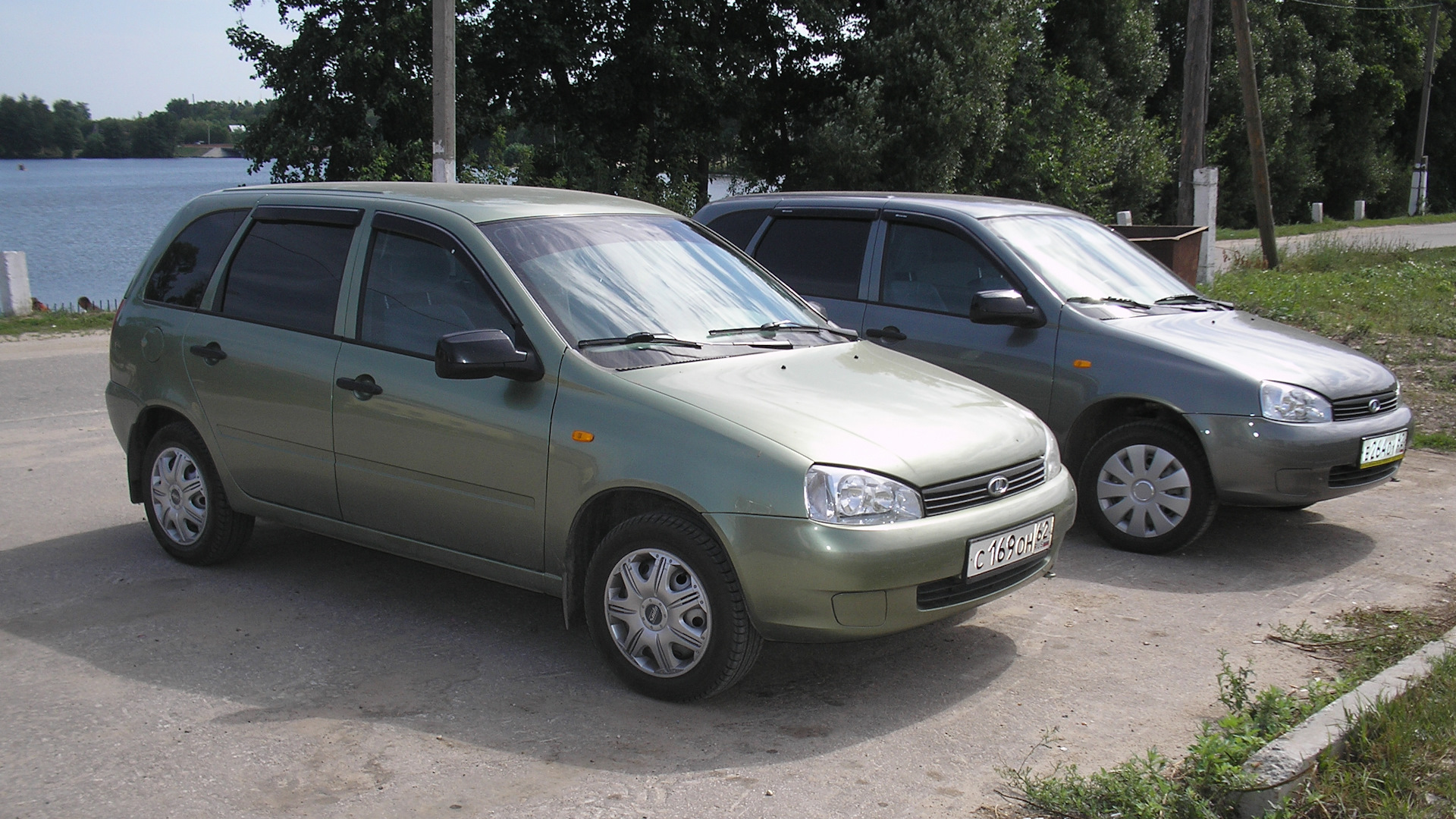 Lada Калина универсал 1.6 бензиновый 2010 | Зеленая колумбийка на DRIVE2