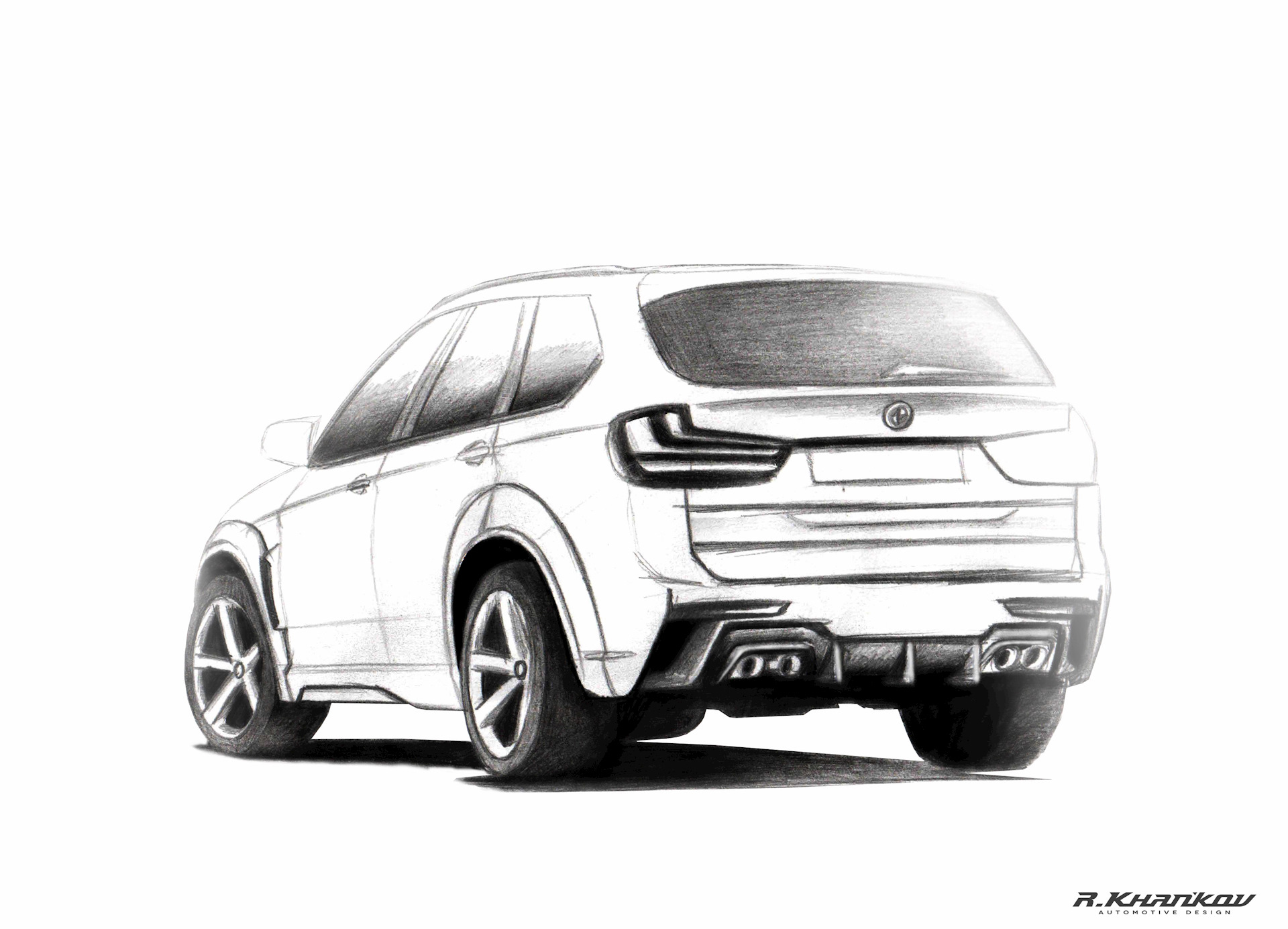 Bmw x5 рисунок