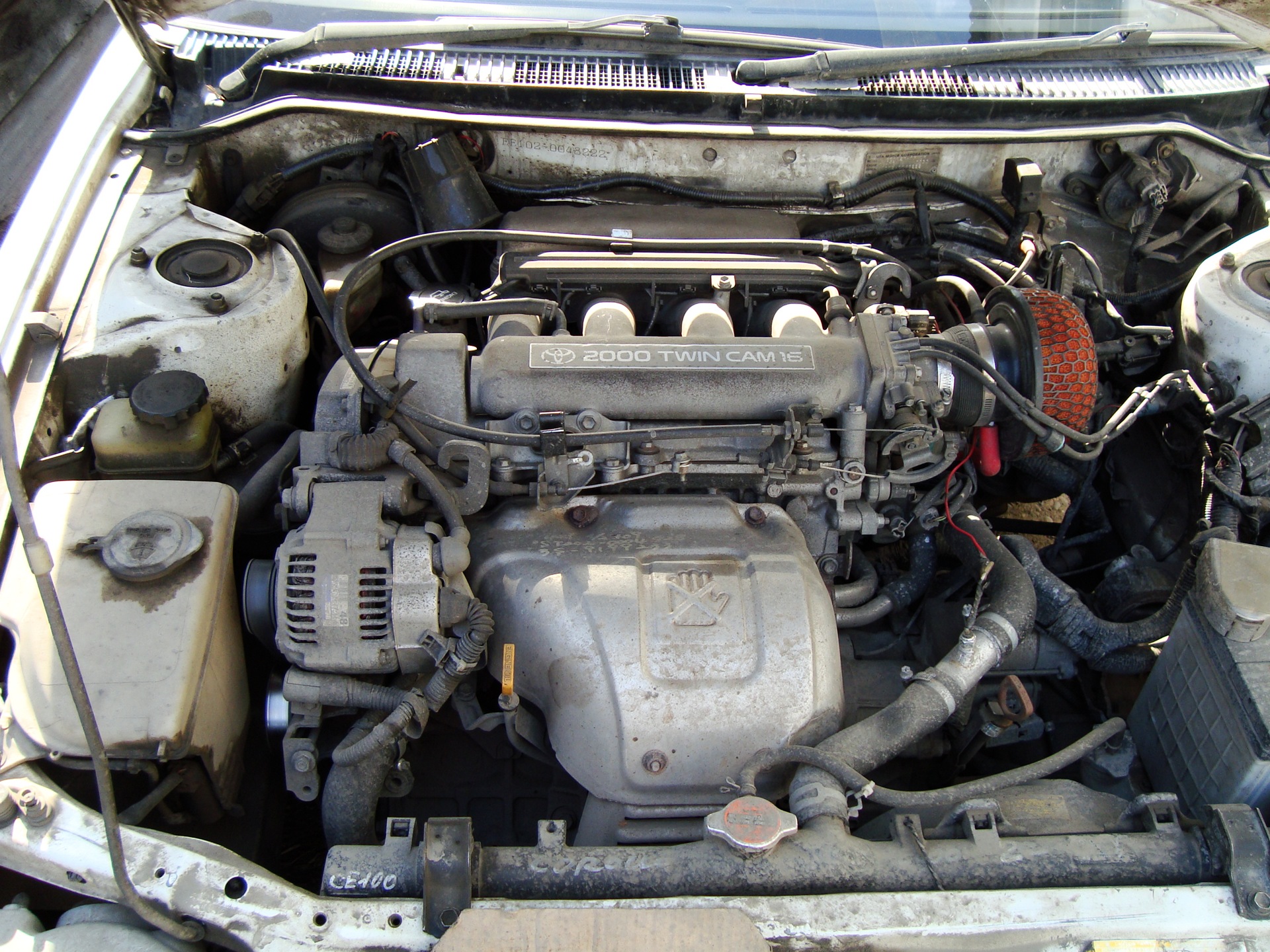 the disease began  SWAPO motor - Toyota Corolla 20 l 1997