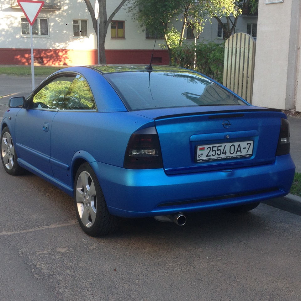 Винил — Opel Astra G Coupe, 2,2 л, 2003 года | стайлинг | DRIVE2