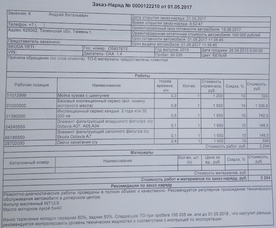 Заказ наряд на выполнение работ в строительстве образец