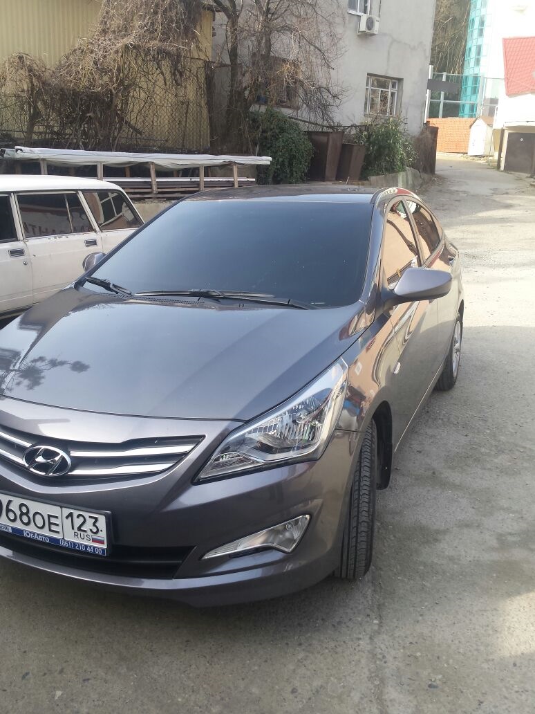 Тонировка…продолжение) — Hyundai Solaris, 1,6 л, 2014 года | тюнинг | DRIVE2