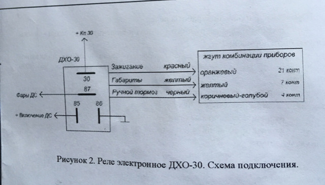 Обозначение дхо на схеме предохранителей