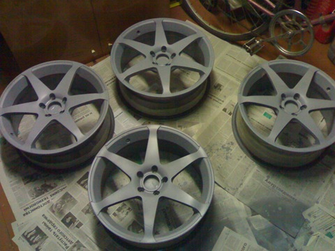 Wheel painting - Toyota Celica 18 L 2000