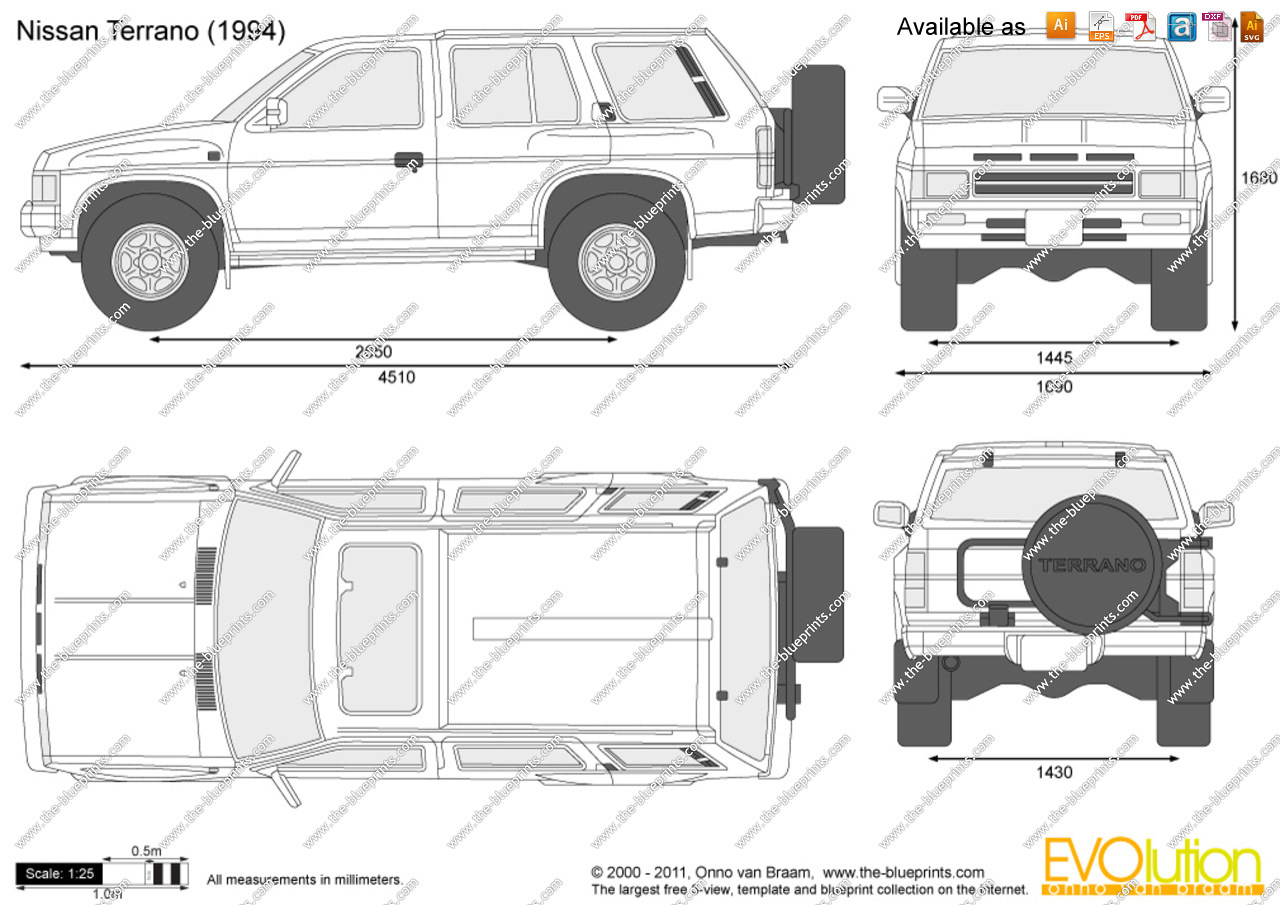 Nissan patrol y60 чертеж