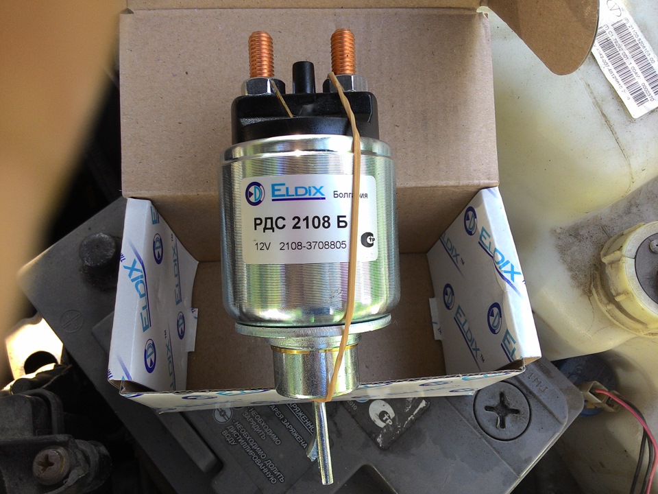 Замена реле стартера — Lada 21102, 1,5 л, 2003 года | своими руками ...