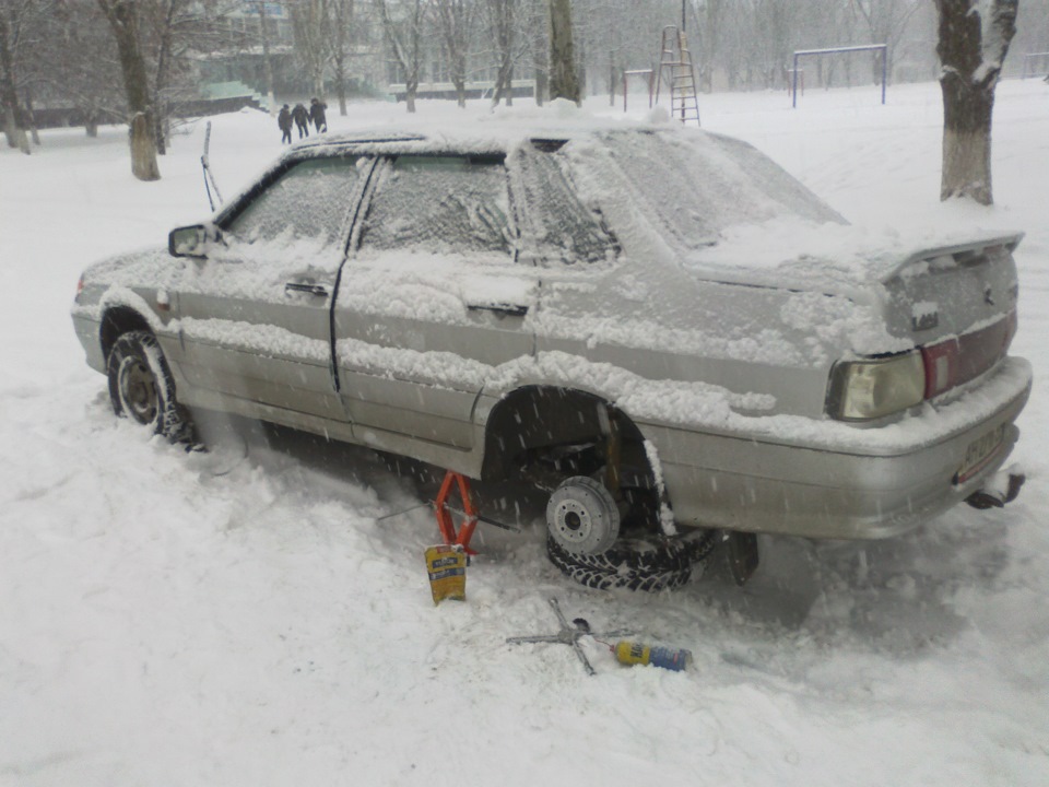 Ручник, настало твое время… Или непонятный хруст( — Lada 2115, 1,6 л ...