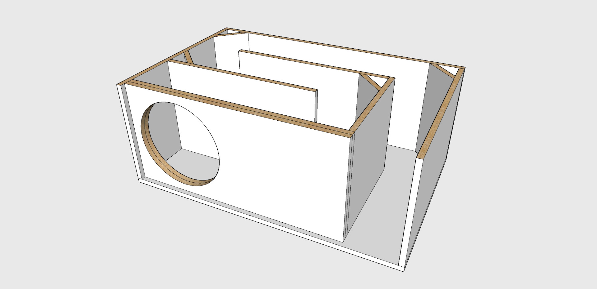Проект короба для сабвуфера