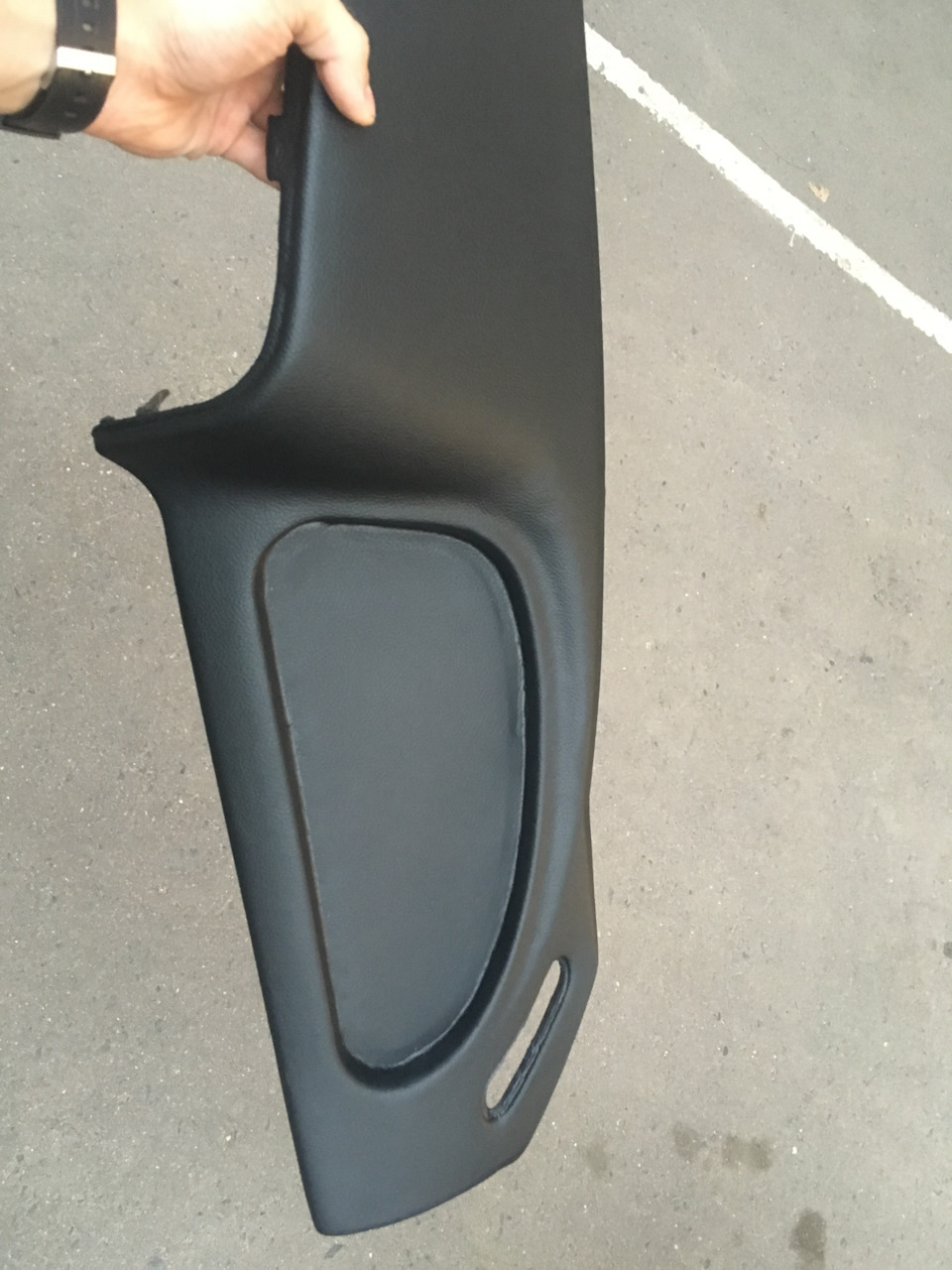 перетяжка торпеды в экокожу — Lada 2113, 1,5 л, 2004 года | тюнинг | DRIVE2