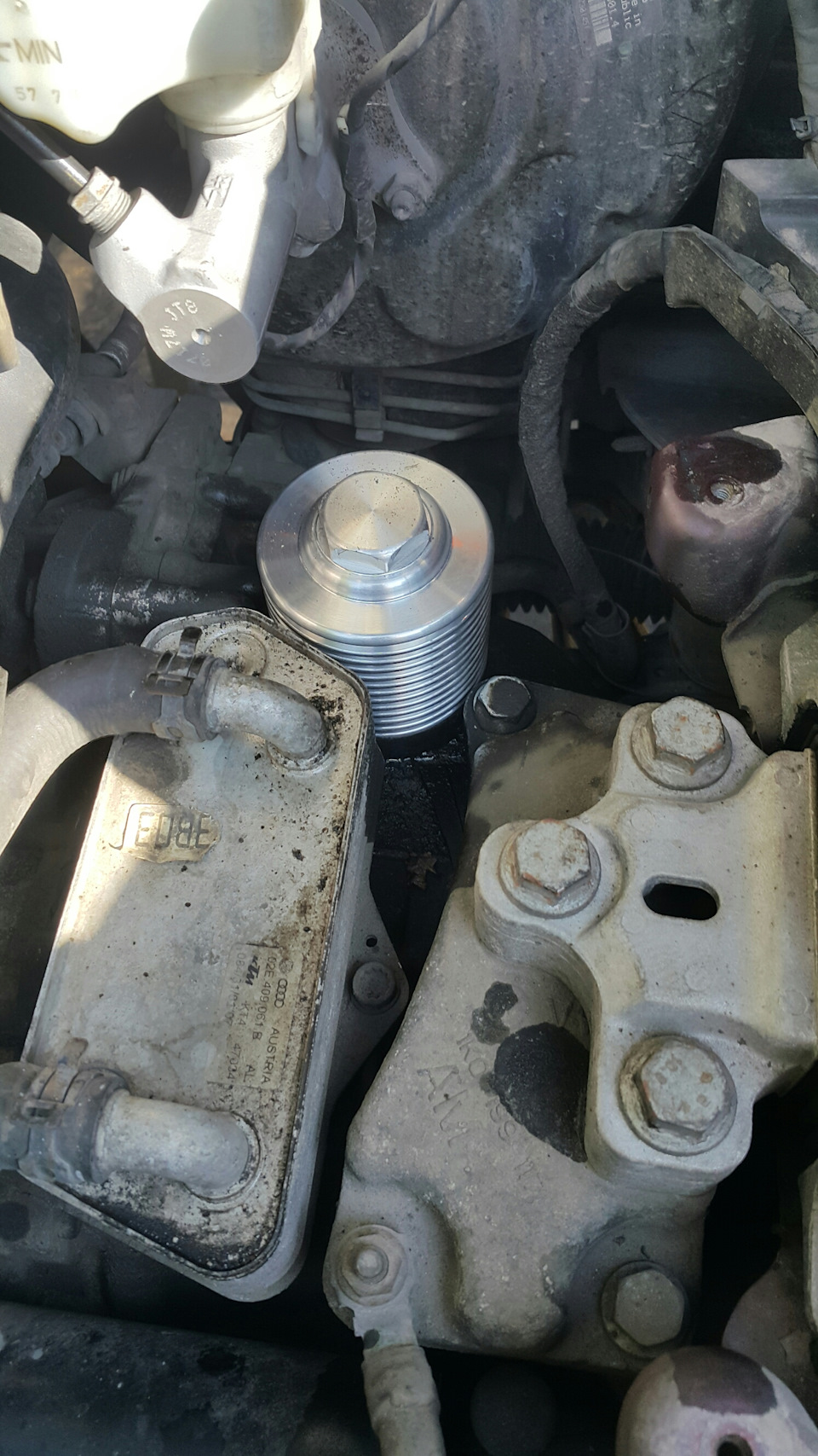 Замена масла DSG 6 — Volkswagen Touran (1G), 1,9 л, 2007 года ...