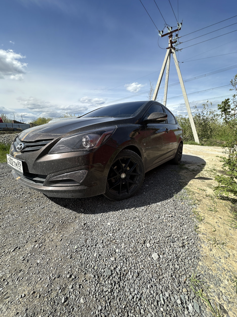 Наклейки HRE — Hyundai Solaris (1G), 1,6 л, 2015 года | аксессуары | DRIVE2