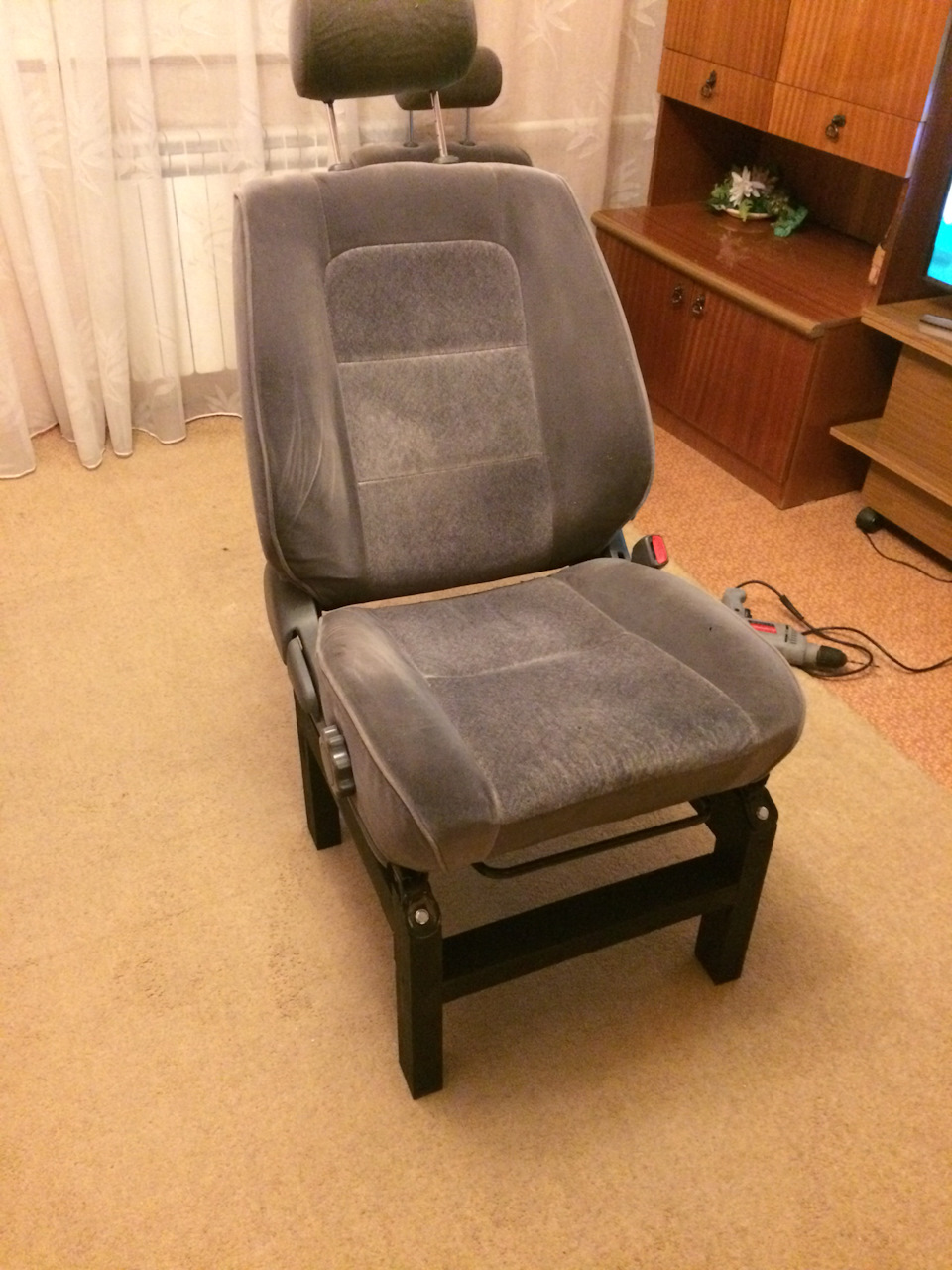 Вторая жизнь старых сидений))) — Toyota Corona Premio (T210), 2 л, 2001 ...