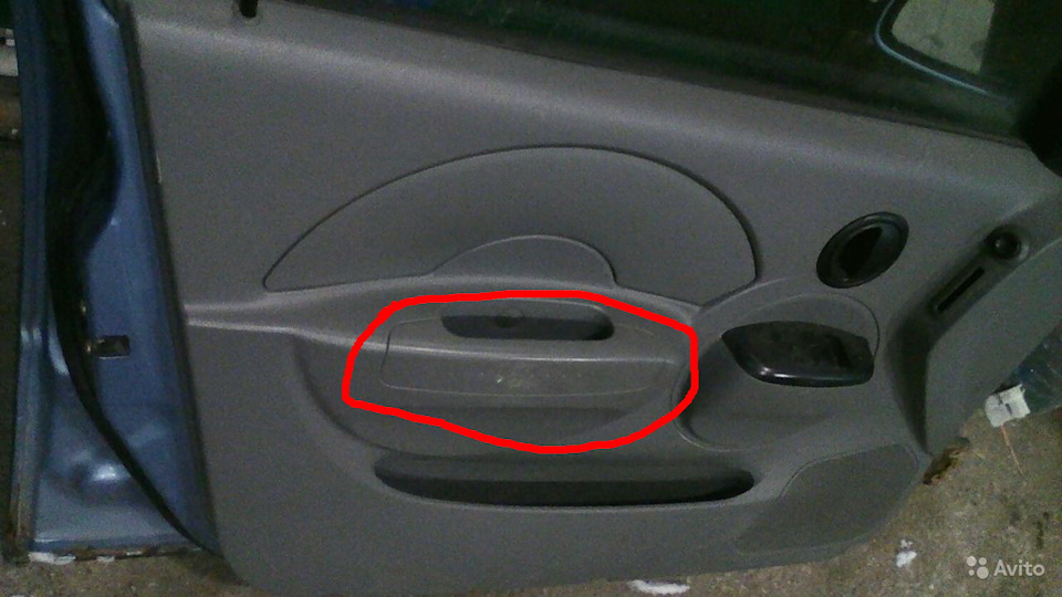 Ручка карты двери. — Chevrolet Aveo 5-door (1G), 1,5 л, 2007 года ...